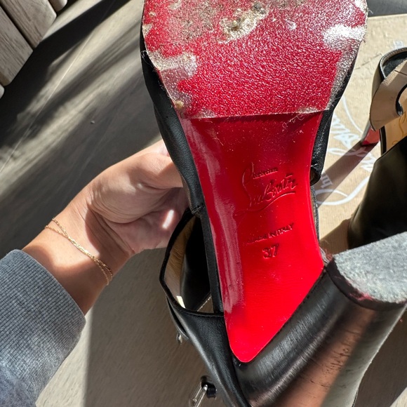 Christian Louboutin Hippik Napa Red Sole Sandal - Picture 8 of 12